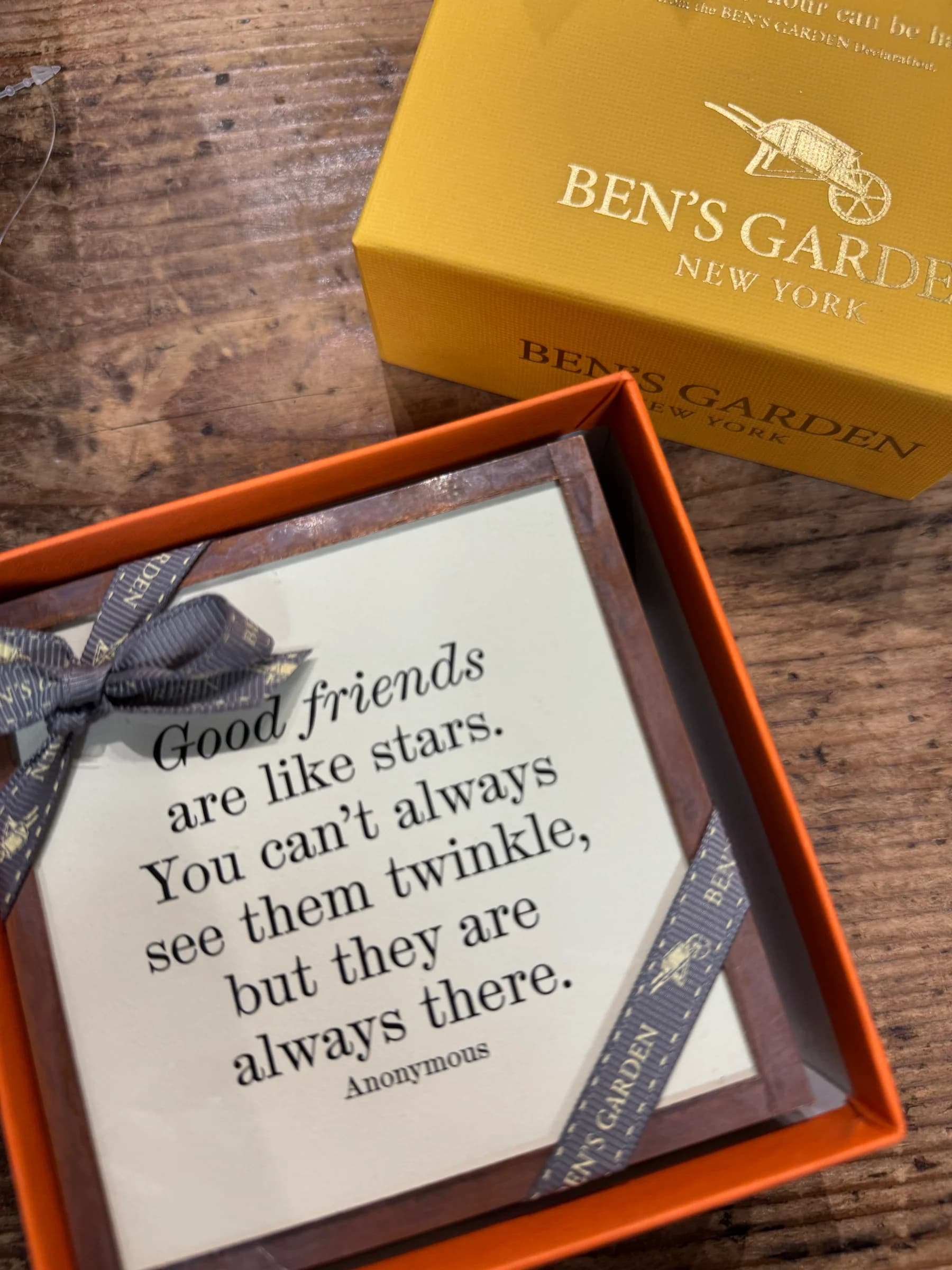 Coasters ‘Good friends are like stars …’
