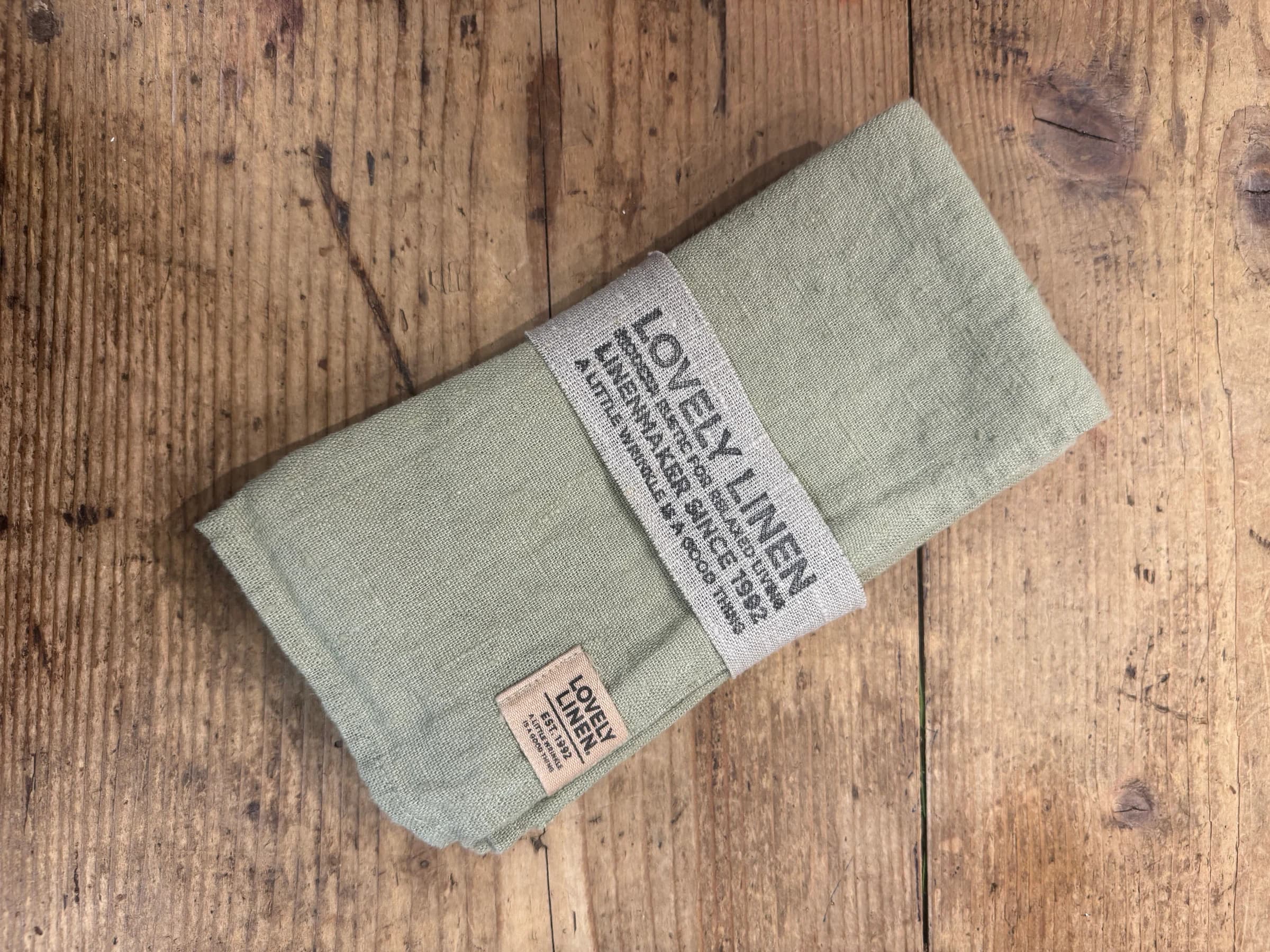 Lovely Linen Napkins Avocado