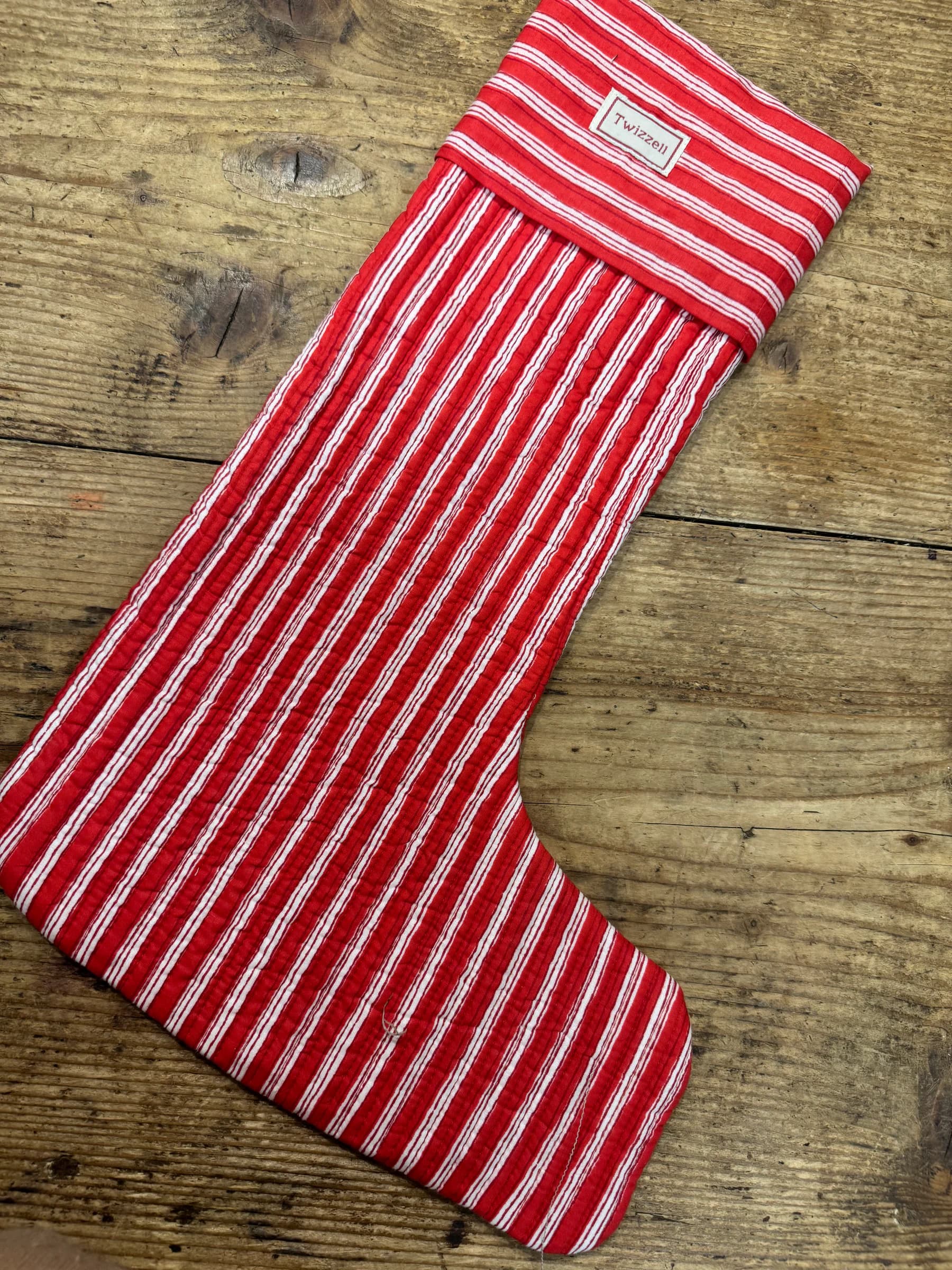 Christmas stocking red