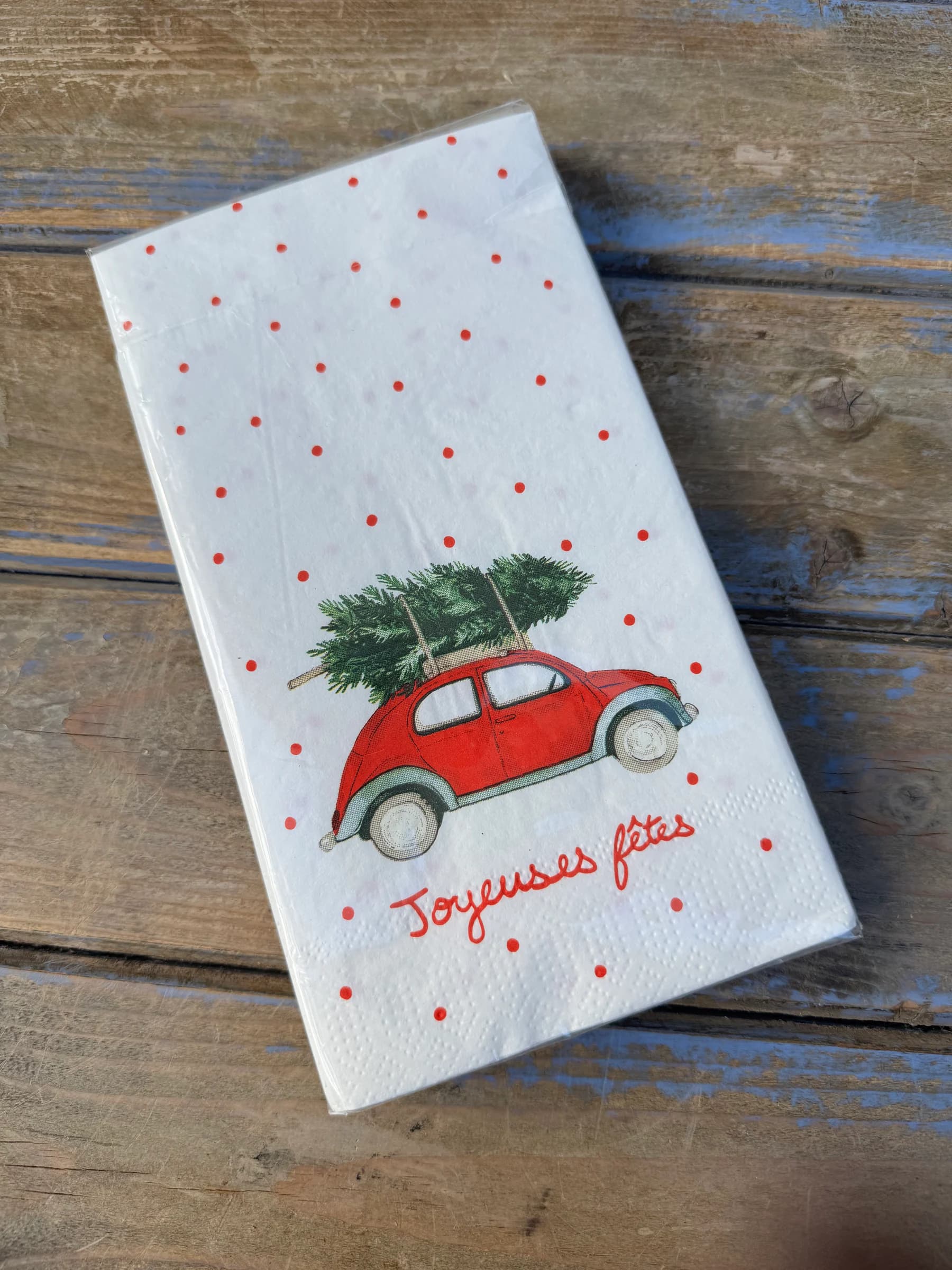 Christmas tree napkins