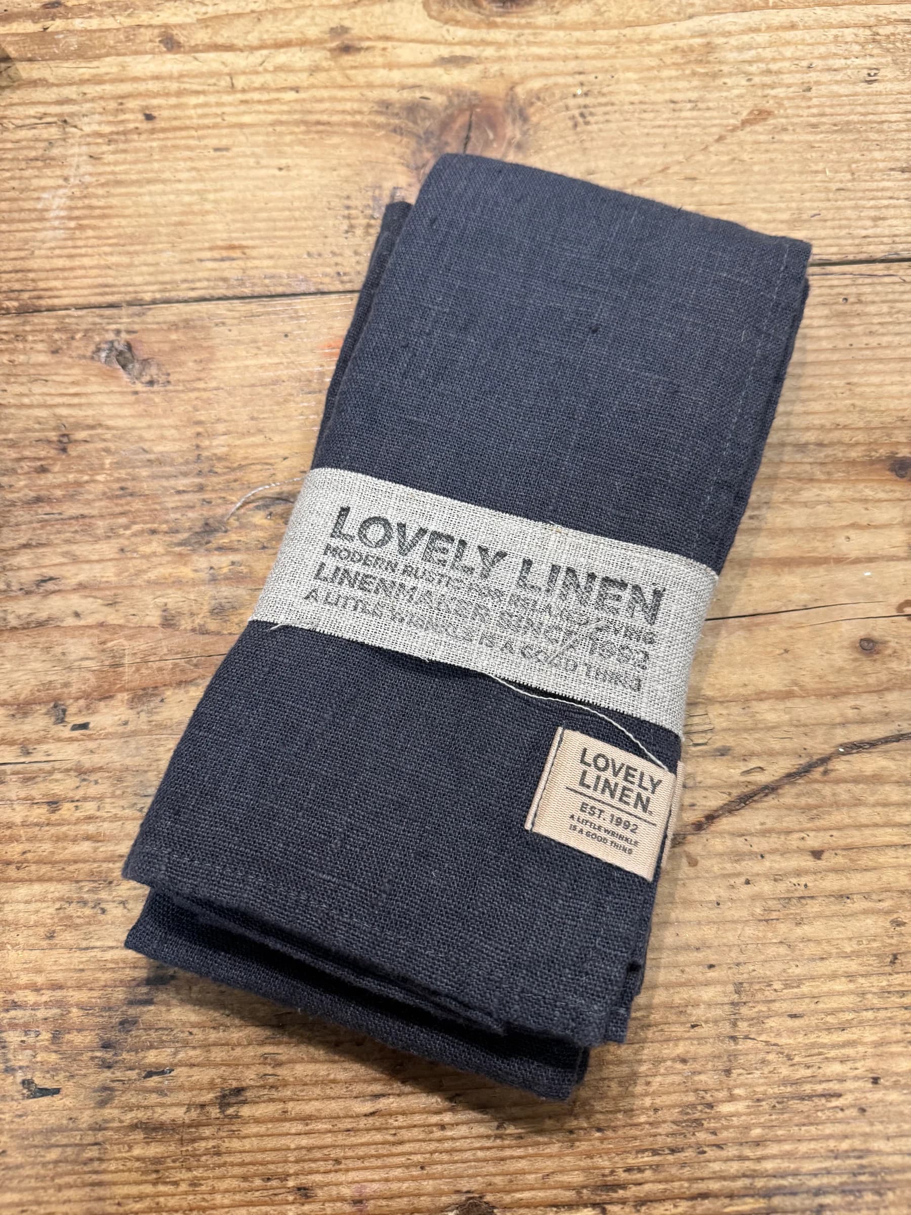 Lovely Napkins Dark Grey