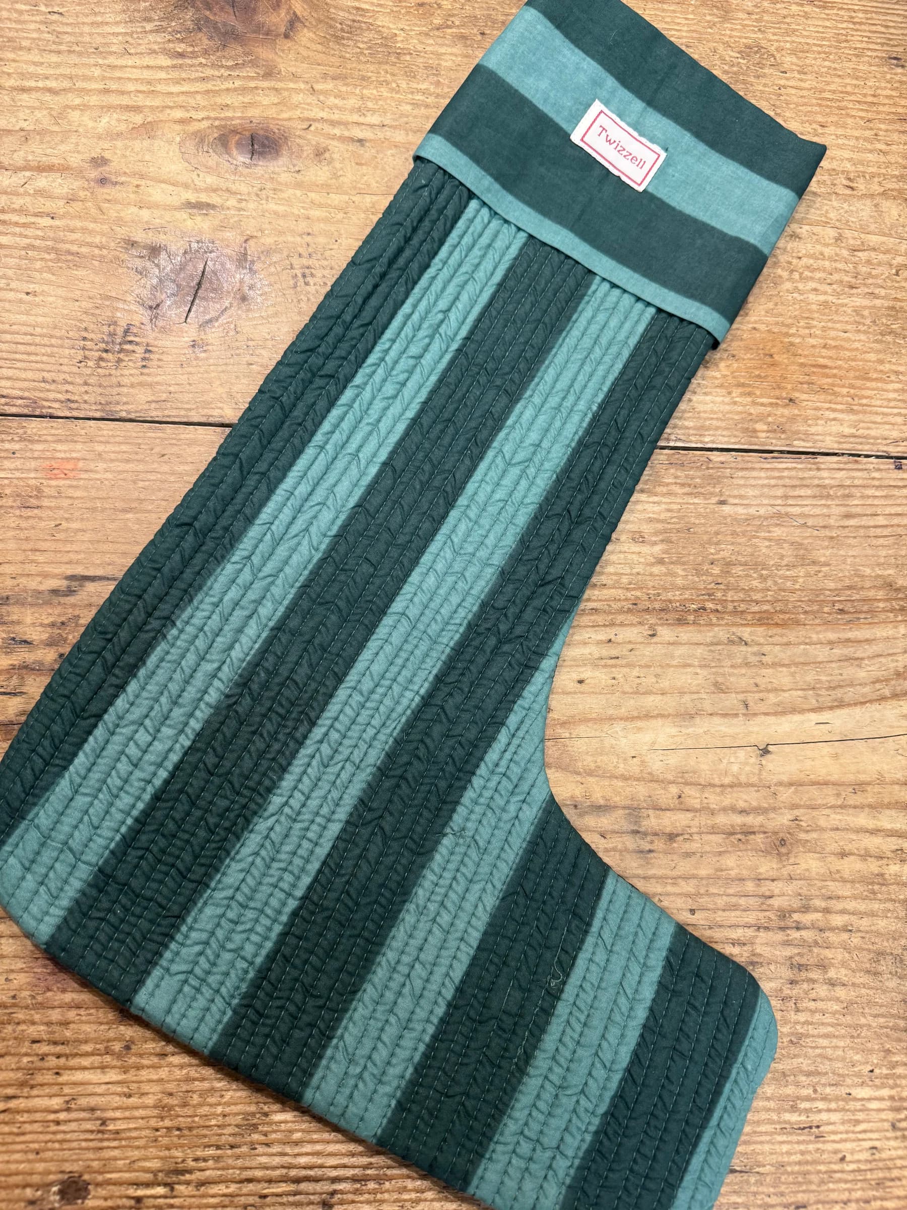 Christmas stocking green