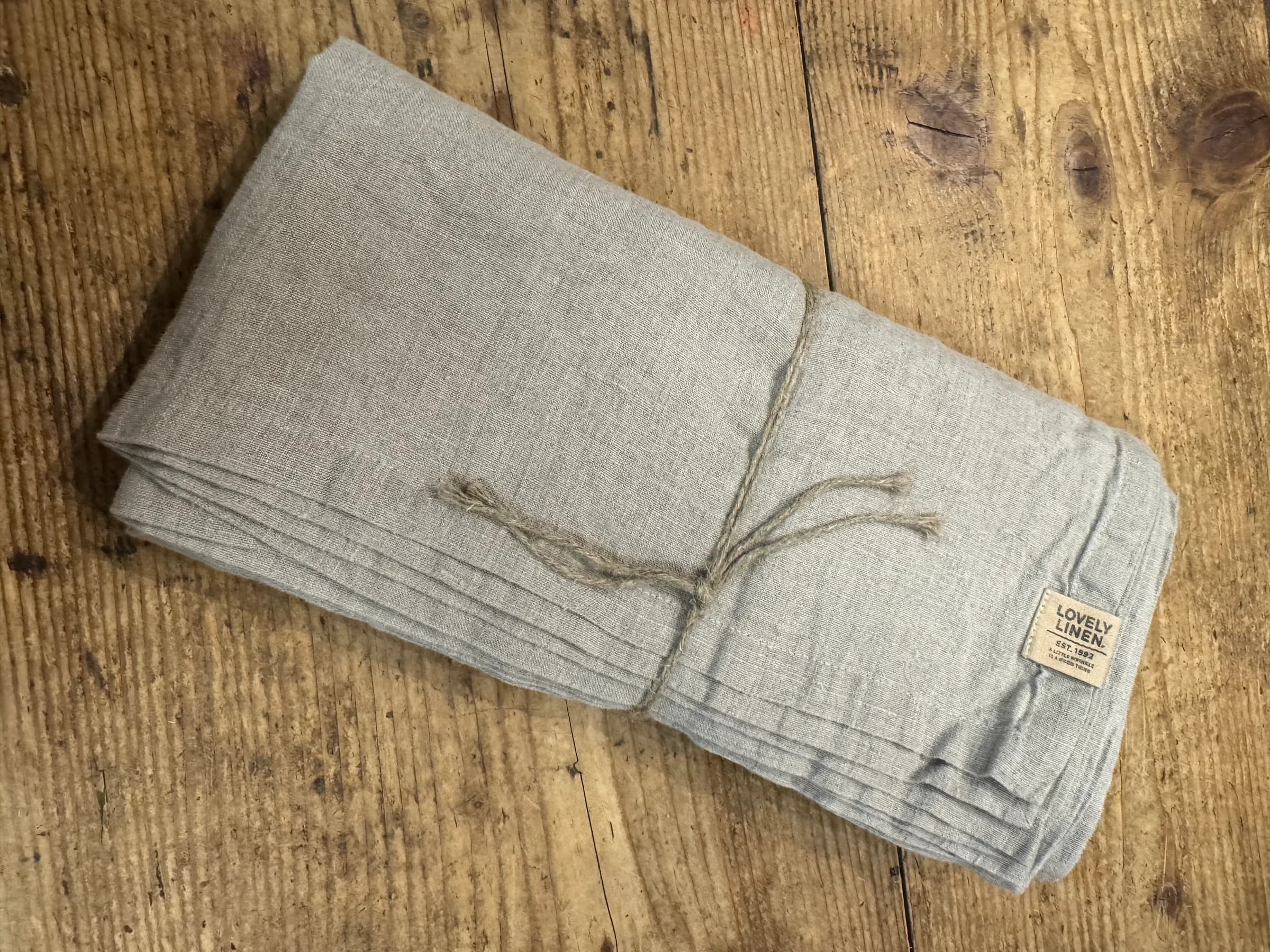 Lovely Linen Tablecloth Natural