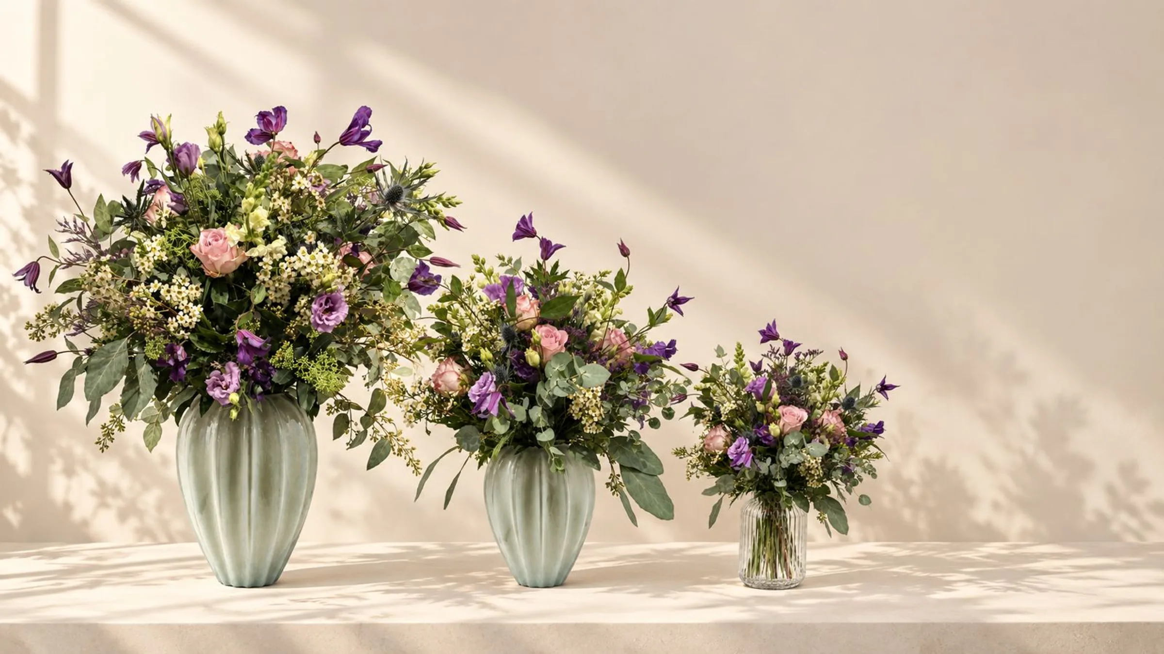 One bunch made in three sizes at the studio