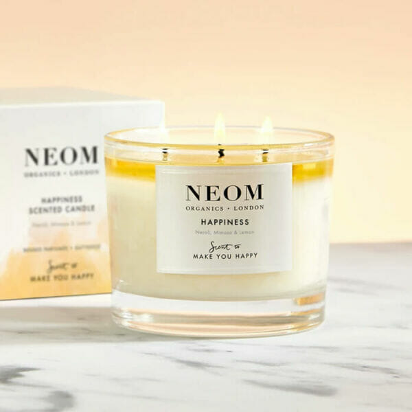 Neom Happiness Scented Candle (3 Wicks)