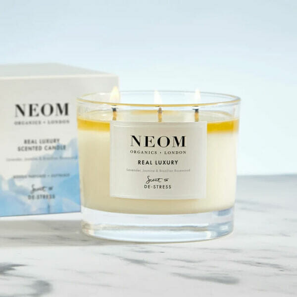 Neom Real Luxury Scented Candle (3 Wicks)